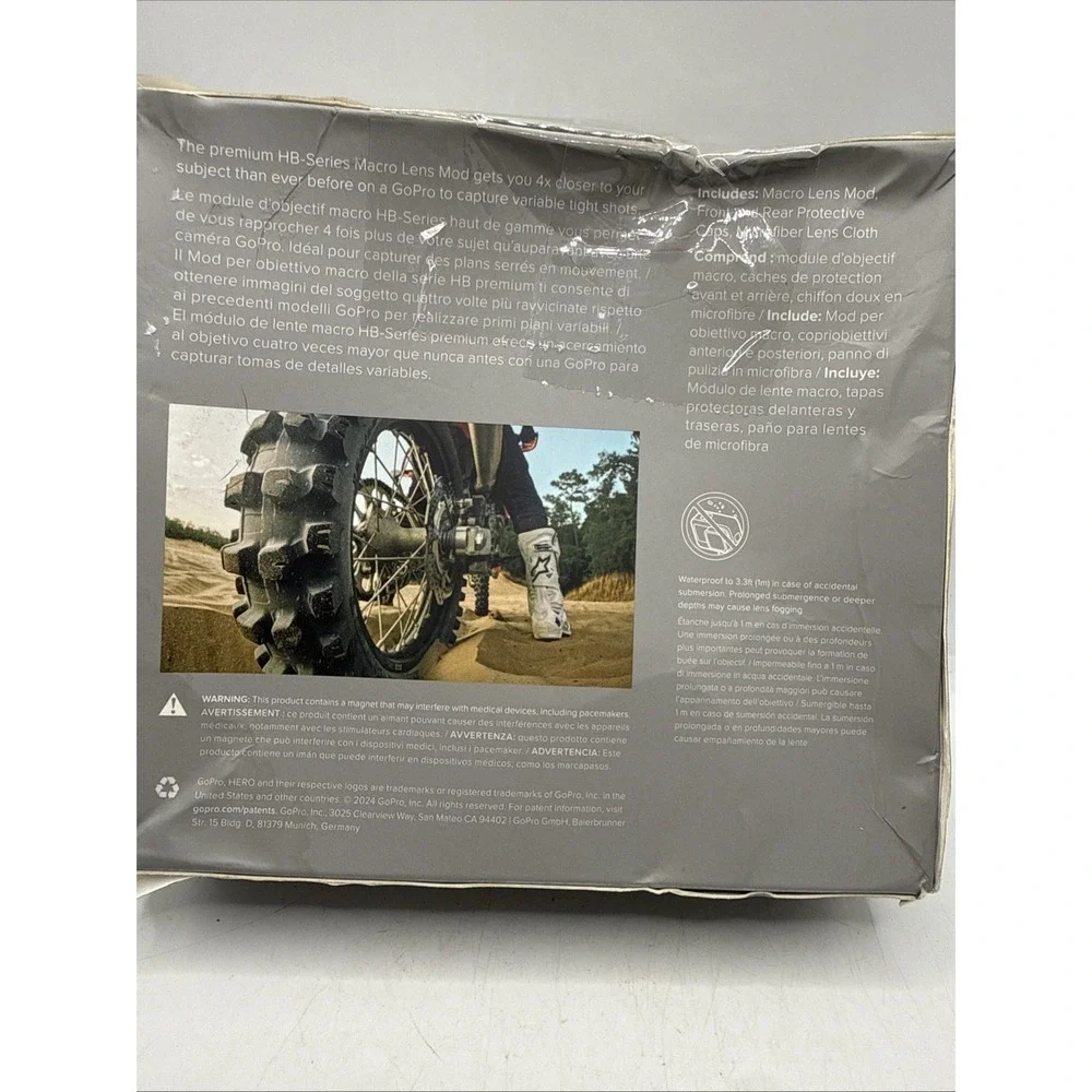 GoPro Macro Lens Mod‎ HERO13 Black - Official GoPro Lens AAEWAL-021 NEW